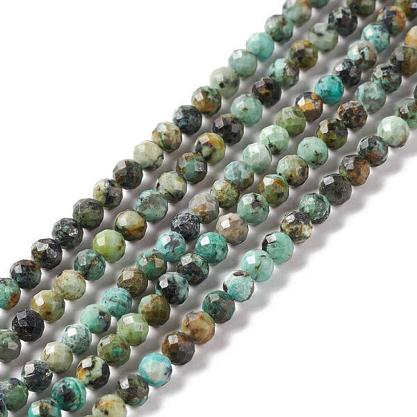 Natural African Turquoise(Jasper) Beads Strands