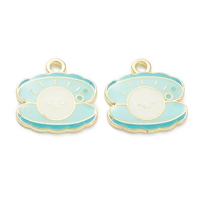 Alloy Enamel Pendants