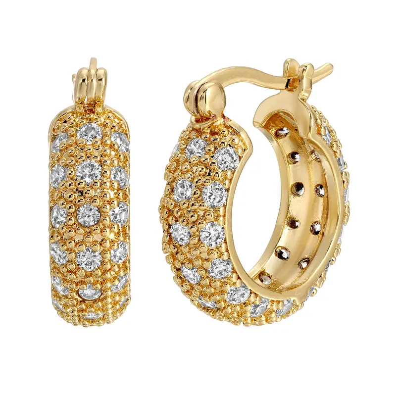 Spotlight Small Gold Hoop Earrings