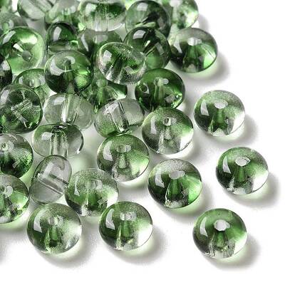 Baking Painted Transparent Glass Beads