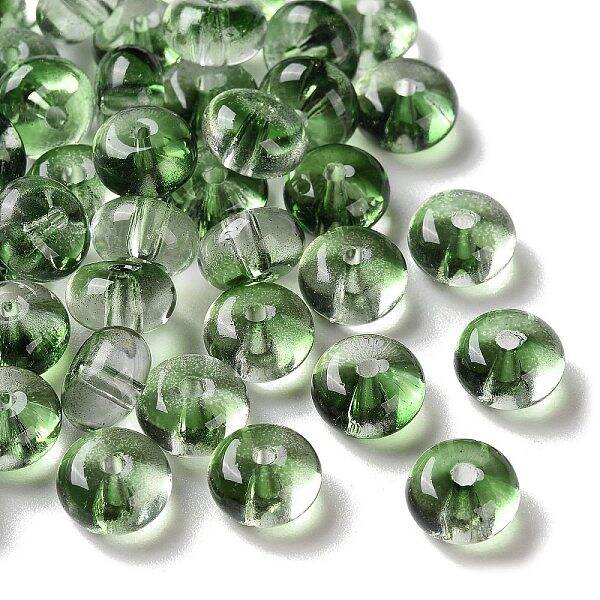 Baking Painted Transparent Glass Beads