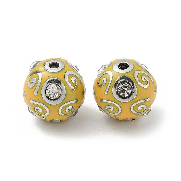 Platinum Alloy Enamel Beads