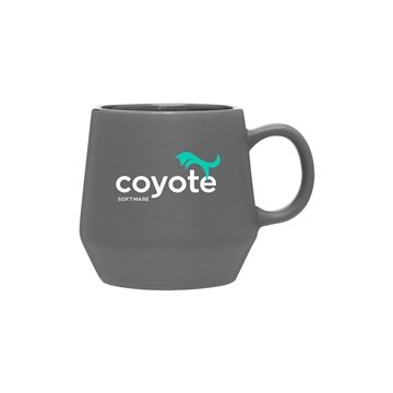 48 Promotional 16 oz Verona Ceramic Mug - Matte Storm Gray - ...