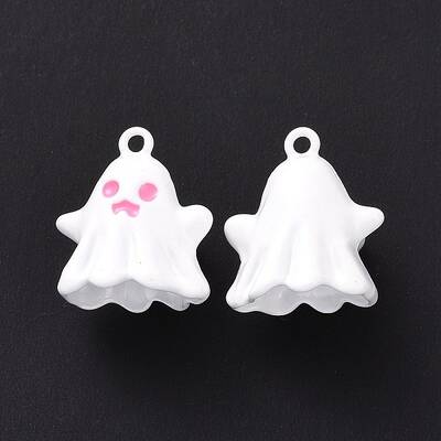 Spray Painted Alloy Enamel Pendants