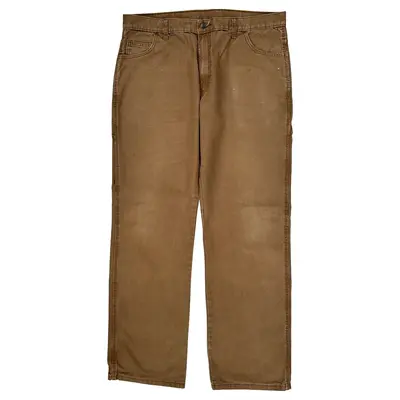 Dickies Carpenter Trousers - 38″ Waist Brown Cotton
