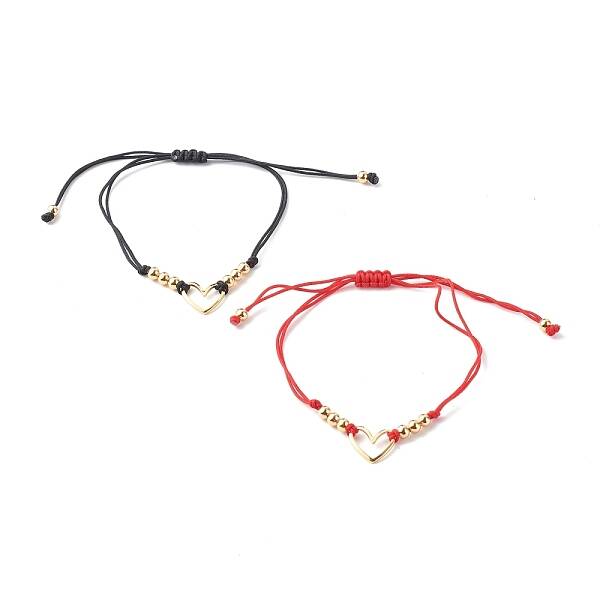 Adjustable Nylon Thread Braided Bead Bracelets