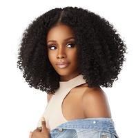 Sensationnel HD Lace Front Wig Curls Kinks N Co Curly Hair Glueless Kinky Edges Y-Part Kinky Zigzag Curls 14\