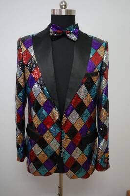 Sequin Blazer - Multicolor