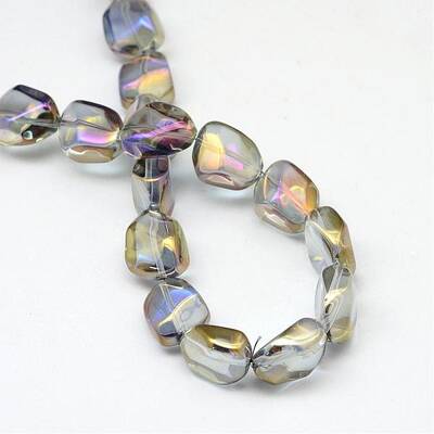 Electroplate Glass Beads Strands