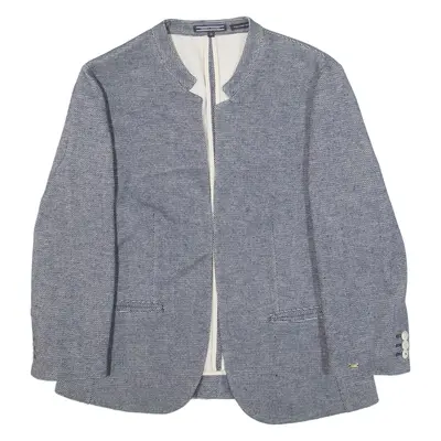 TOMMY HILFIGER Womens Blazer Jacket Blue S