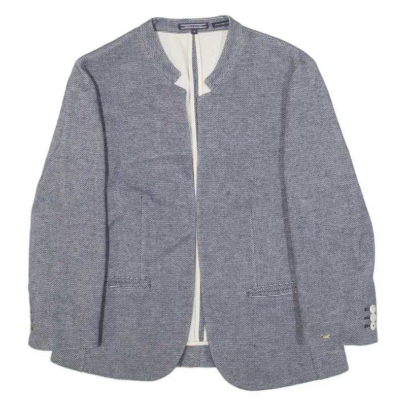 TOMMY HILFIGER Womens Blazer Jacket Blue S