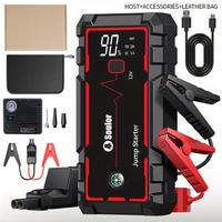 Automotive 12V 8000mAh Portable Jump Starter Kit, Car Battery Jump Starter Power Pack, USB Fast Charging, Automotive Repair T...