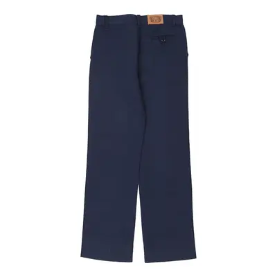 Portobello'S Trousers - 27W UK 8 Navy Cotton
