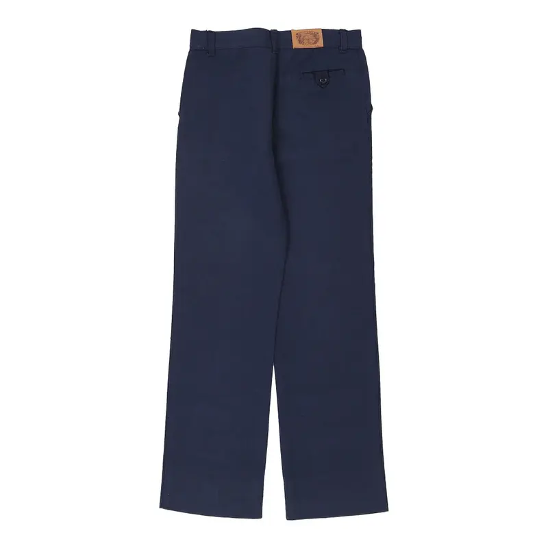Portobello'S Trousers - 27W UK 8 Navy Cotton