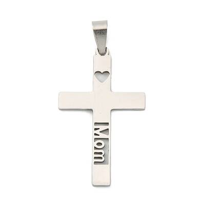 Non-Tarnish Mother's Day 201 Stainless Steel Pendants