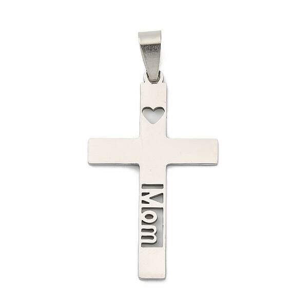 Non-Tarnish Mother's Day 201 Stainless Steel Pendants