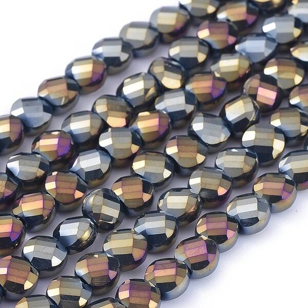 Electroplate Glass Beads Strands