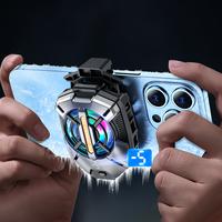 JOYYE Phone Cooler, Portable Lightweight Cooling Fan, LED Display Radiator, Fast cooling, low noise, smooth, Games, Live, USB...