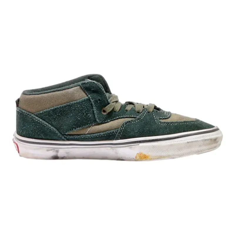 HALF CLUB High Top Trainers Green Canvas Mens UK 6.5