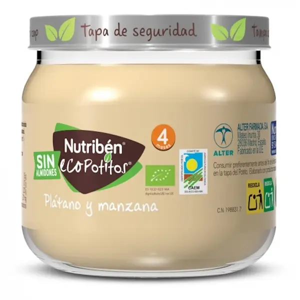 Nutribene Ecopotito Banana Apple 120g