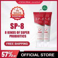 AstraGlow SP-8 Probiotic Toothpaste (2-Pack), Fluoride-Free: Removes Stains, Whitens Teeth, Prevents Tooth Decay & Freshens B...