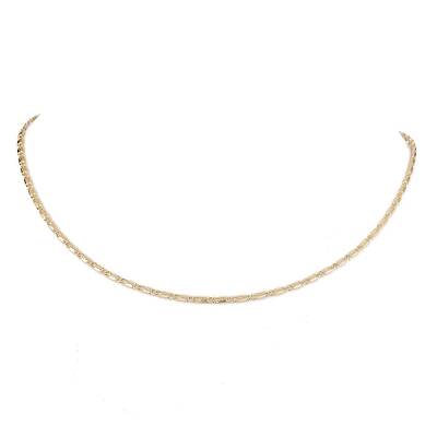 Brass Twisted Link Chain Necklaces