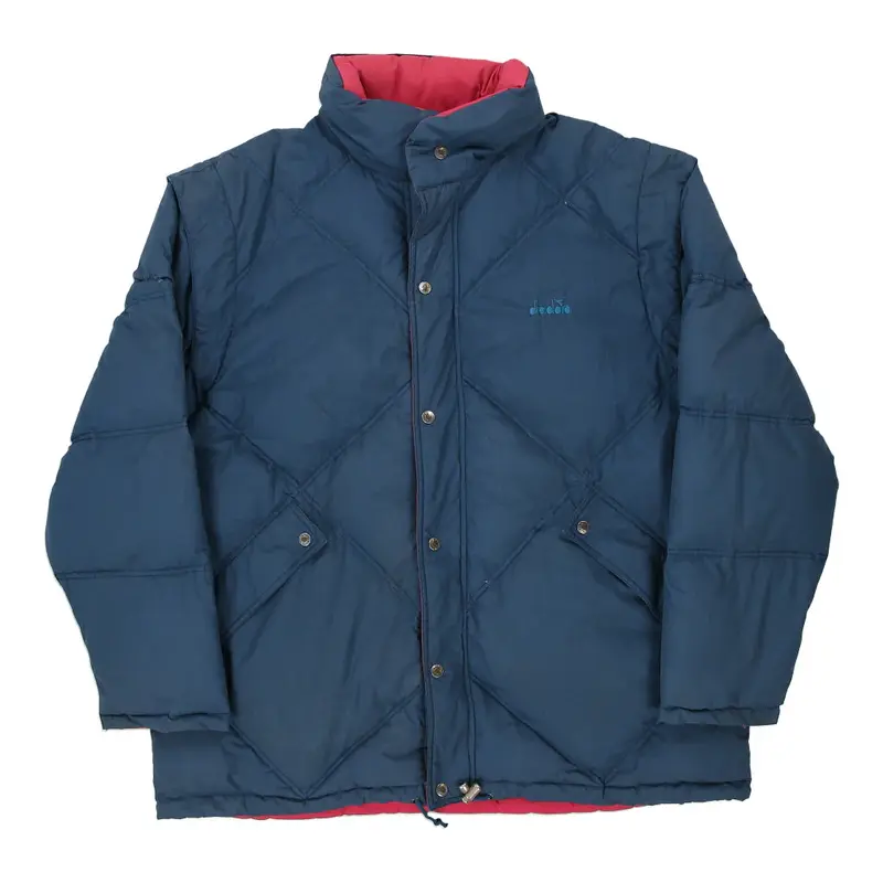 Diadora Reversible Puffer - XL Navy Nylon
