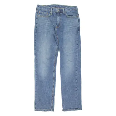 LEVI'S 514 Jeans Mens Blue Regular Straight Stone Wash W32 L32