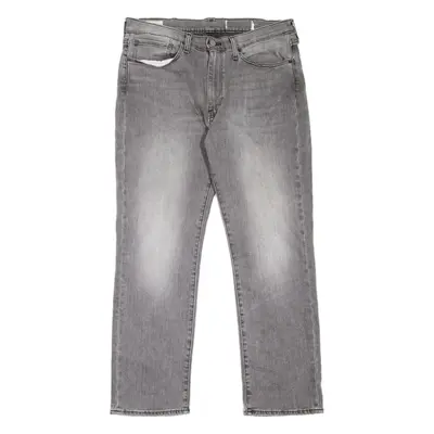 LEVI'S 514 Jeans BIG E Mens Grey Slim Straight Stone Wash W36 L30