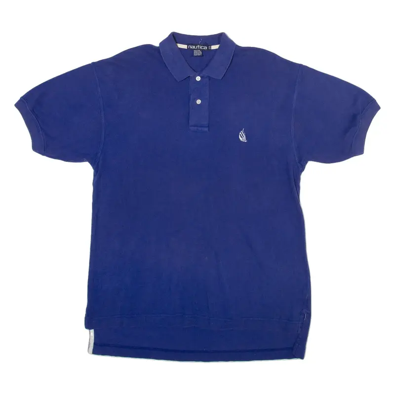 NAUTICA Mens Polo Shirt Blue S