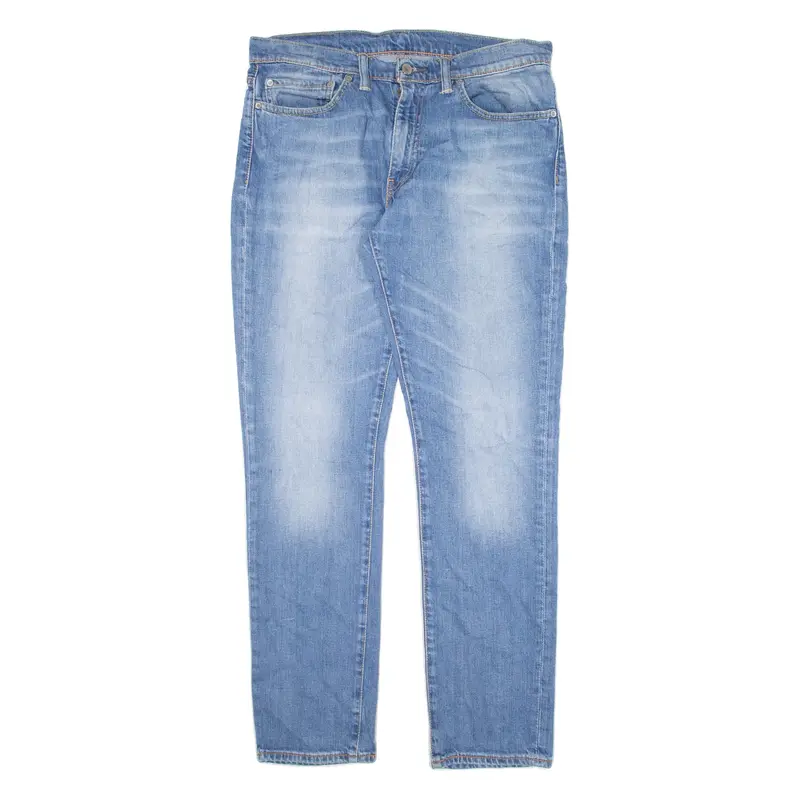 LEVI'S 511 Jeans Mens Blue Slim Straight W34 L32