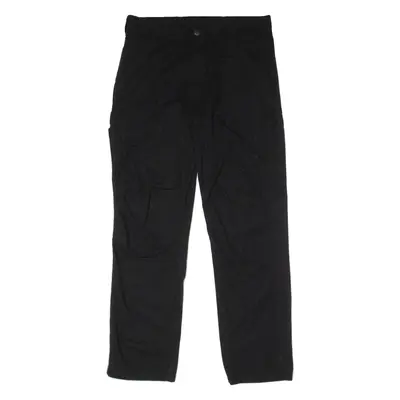 DICKIES Workwear Mens Twill Trousers Black Slim Straight W36 L30