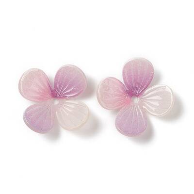 Opaque Resin Bead Caps