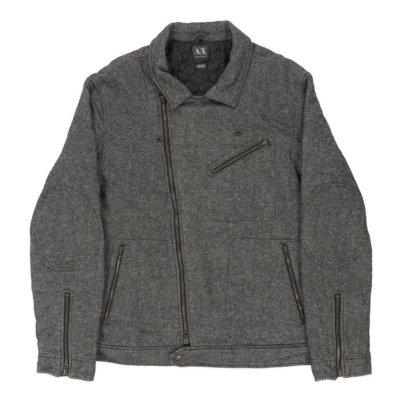 Armani Exchange Jacket - 2XL Grey Wool Blend