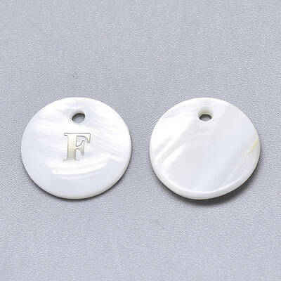 Natural White Shell Mother of Pearl Shell Charms