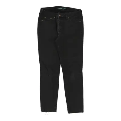 Lauren Ralph Lauren Skinny Jeans - 33W UK 12 Black Cotton | Size: UK 12