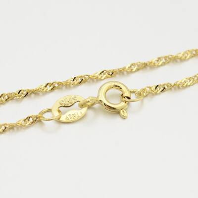 925 Sterling Silver Singapore Chain Necklaces