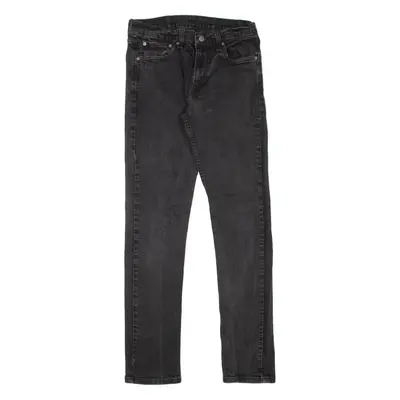 LEVI'S 511 Jeans Mens Black Slim Straight W28 L31