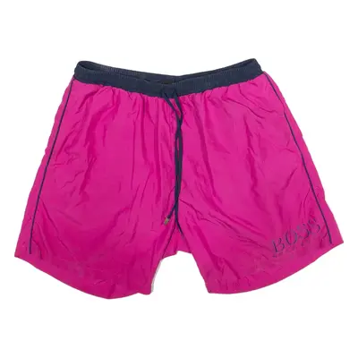 HUGO BOSS Womens Swimming Shorts Pink XL W30