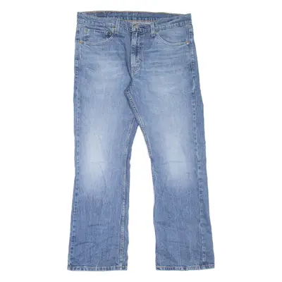 LEVI'S 527 REG Jeans Mens Blue Regular Bootcut Stone Wash W36 L30