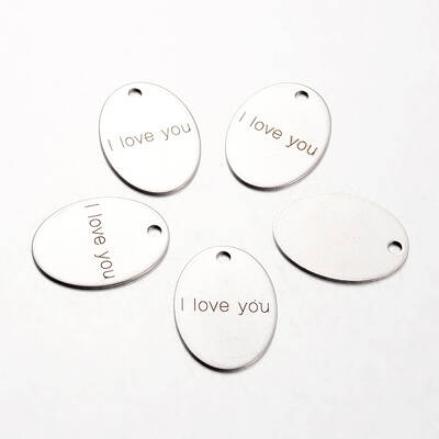 Non-Tarnish Spray Painted Stainless Steel Pendants