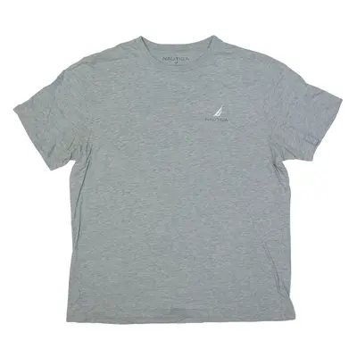 NAUTICA T-Shirt Grey Short Sleeve Mens M