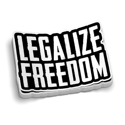 Legalize Freedom Hard Hat Decal