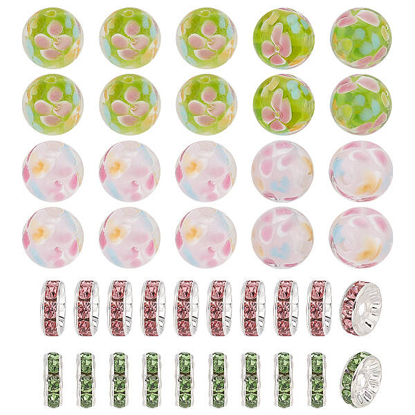 DIY Flower Beads Jewelry Making Finding Kits