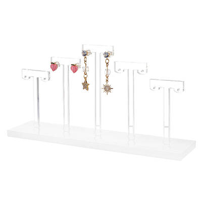 Acrylic T-Bar Earring Display Stands