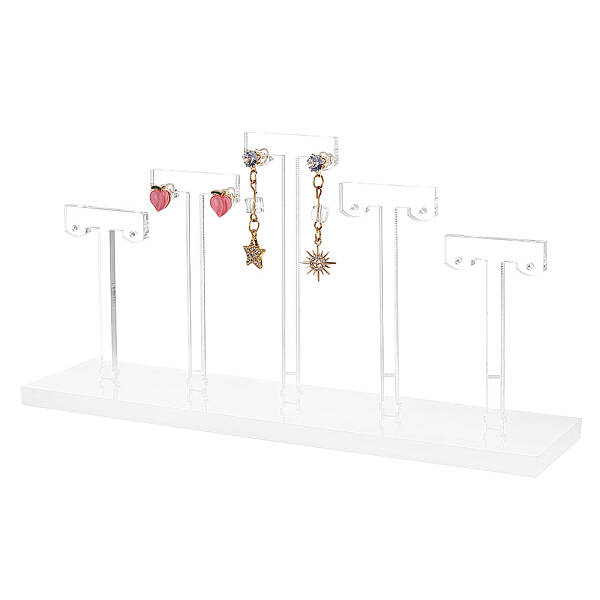 Acrylic T-Bar Earring Display Stands
