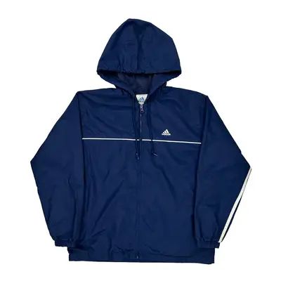 Adidas Jacket - Medium Navy Polyester
