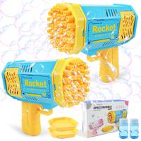 Bubble Machine Gun, 40 Holes Bubbles Gun Kids Toys for Boys Girls,Summer Outdoor Toy Birthday Wedding Party Favors Gifts