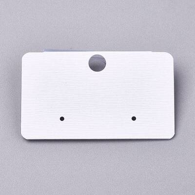 Plastic Jewelry Display Cards