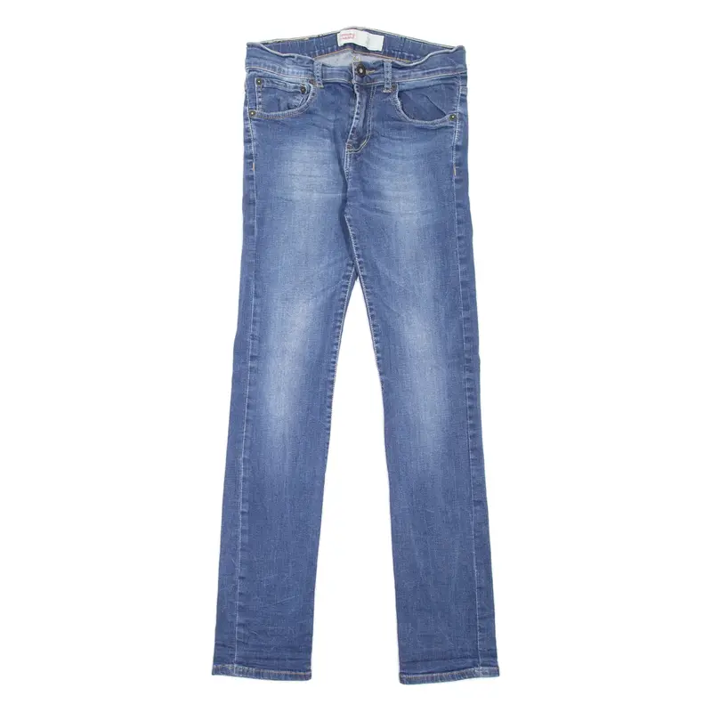 LEVI'S 510 Jeans Boys Blue Slim Skinny Stone Wash W26 L29